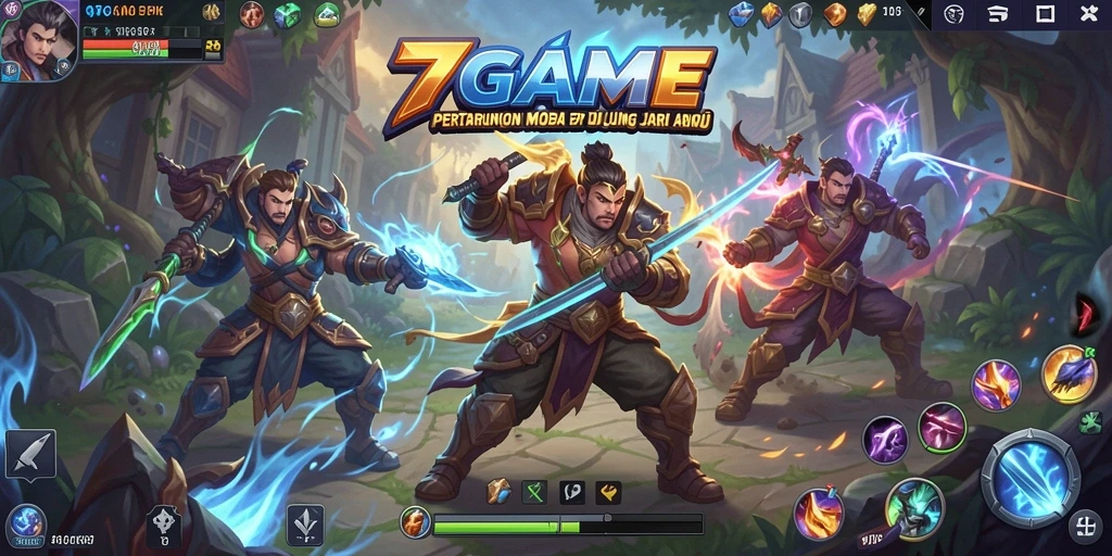 Tampilan menarik dari gameplay 7GAME yang intens.