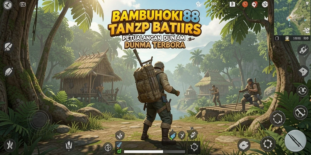Tampilan gameplay dinamis dalam dunia terbuka BAMBUHOKI88.