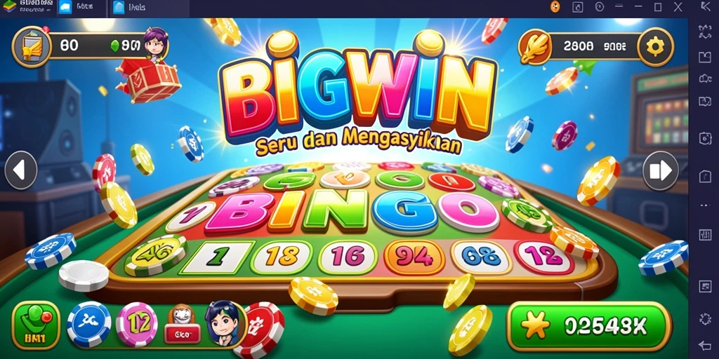 Tampilan gameplay Bingo yang seru dan interaktif.
