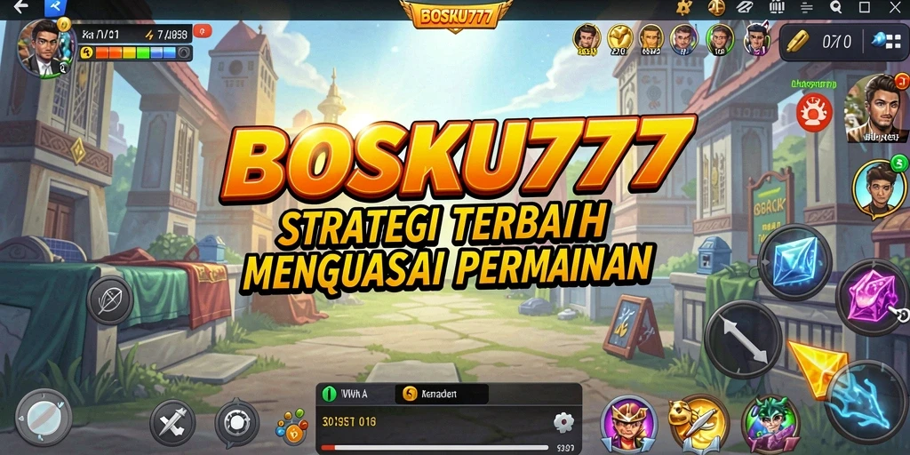 Tampilan gameplay seru dalam Bosku777 menunjukkan strategi dan taktik yang mendalam.