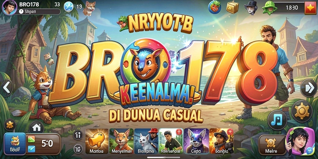 Tampilan menarik dari gameplay <strong>BRO178</strong> yang penuh warna dan kreativitas.