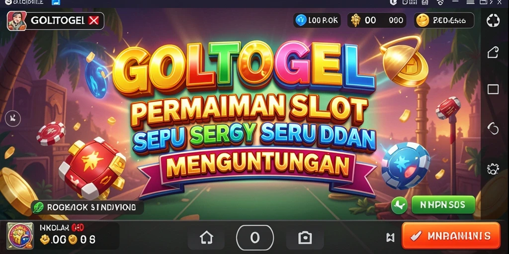 Tampilan gameplay menarik di GOLTOGEL dengan berbagai pilihan slot.