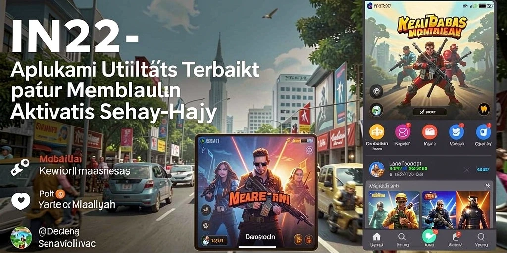 Screenshot utama IN22 menampilkan antarmuka aplikasi Utility yang user-friendly.