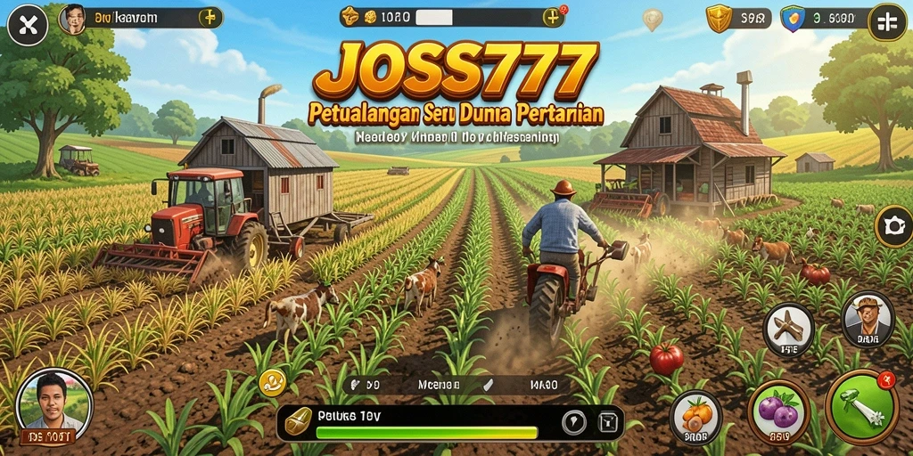 Gameplay seru dalam petualangan bertani di JOSS777.