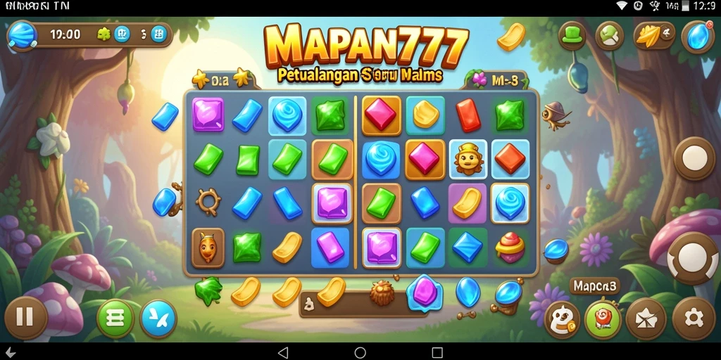 Tampilan gameplay MAPAN777 yang menegangkan dan penuh warna.