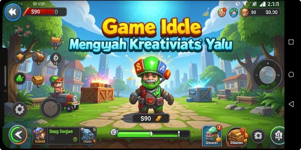 Tampilan gameplay S80 yang menarik dan berwarna-warni.