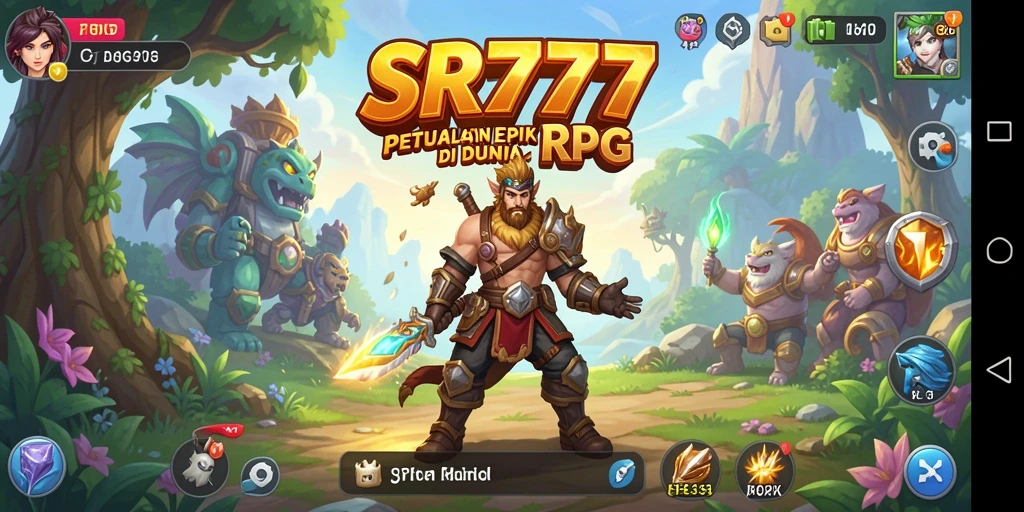 Tampilan gameplay RPG yang memukau dan menarik di SR777.