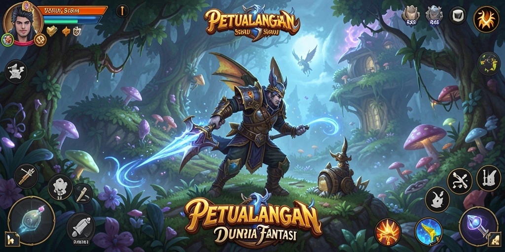 Screenshot V07 menampilkan aksi seru di dunia petualangan.
