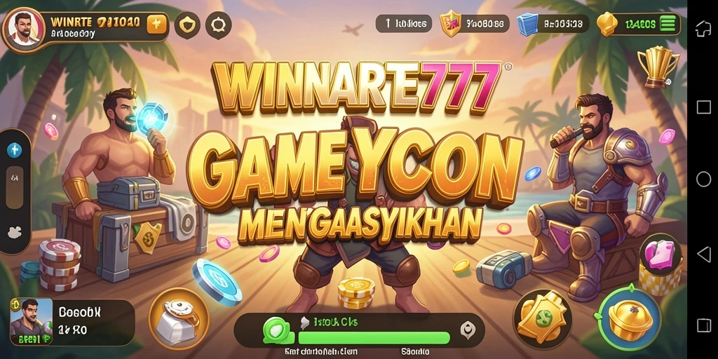 Screenshot utama WINRATE777 menampilkan aktivitas bisnis yang seru.